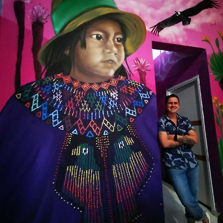 Lienzo Hostel And Mural Art Museum Popayan Exterior photo